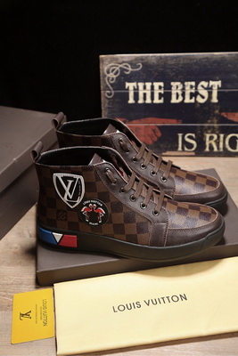 LV High-Top Fashion Men Shoes--087
